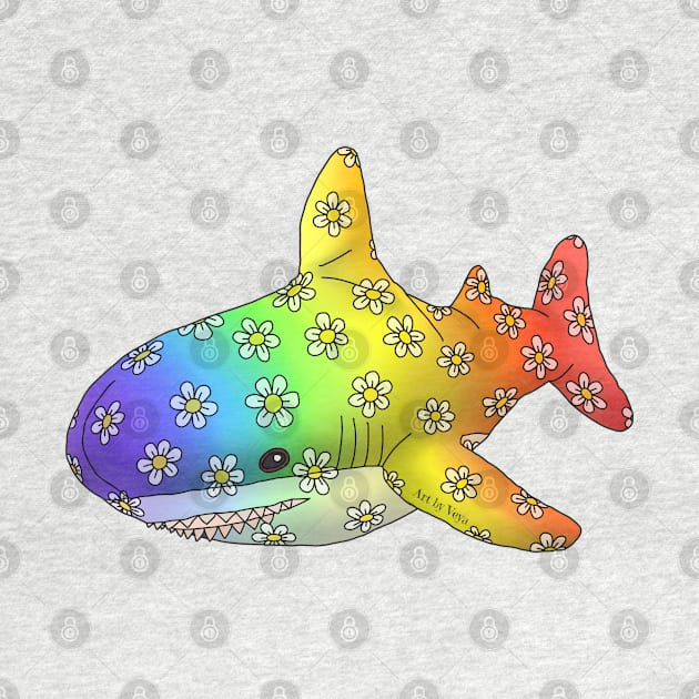 Rainbow Shark by Art by Veya